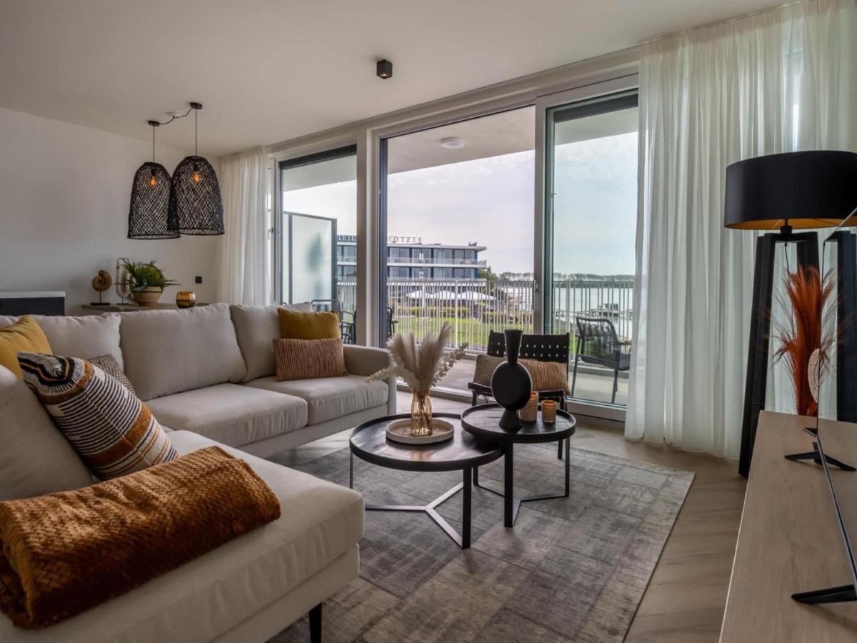 Spacious Waterfront Apartment Arnemuiden Bagian luar foto